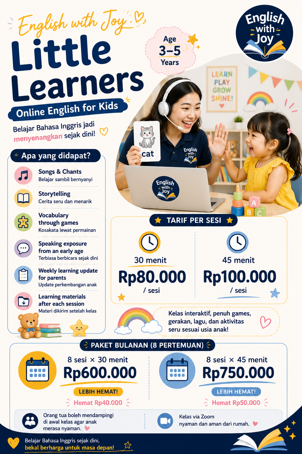 Little Learners (Online English for Kids)